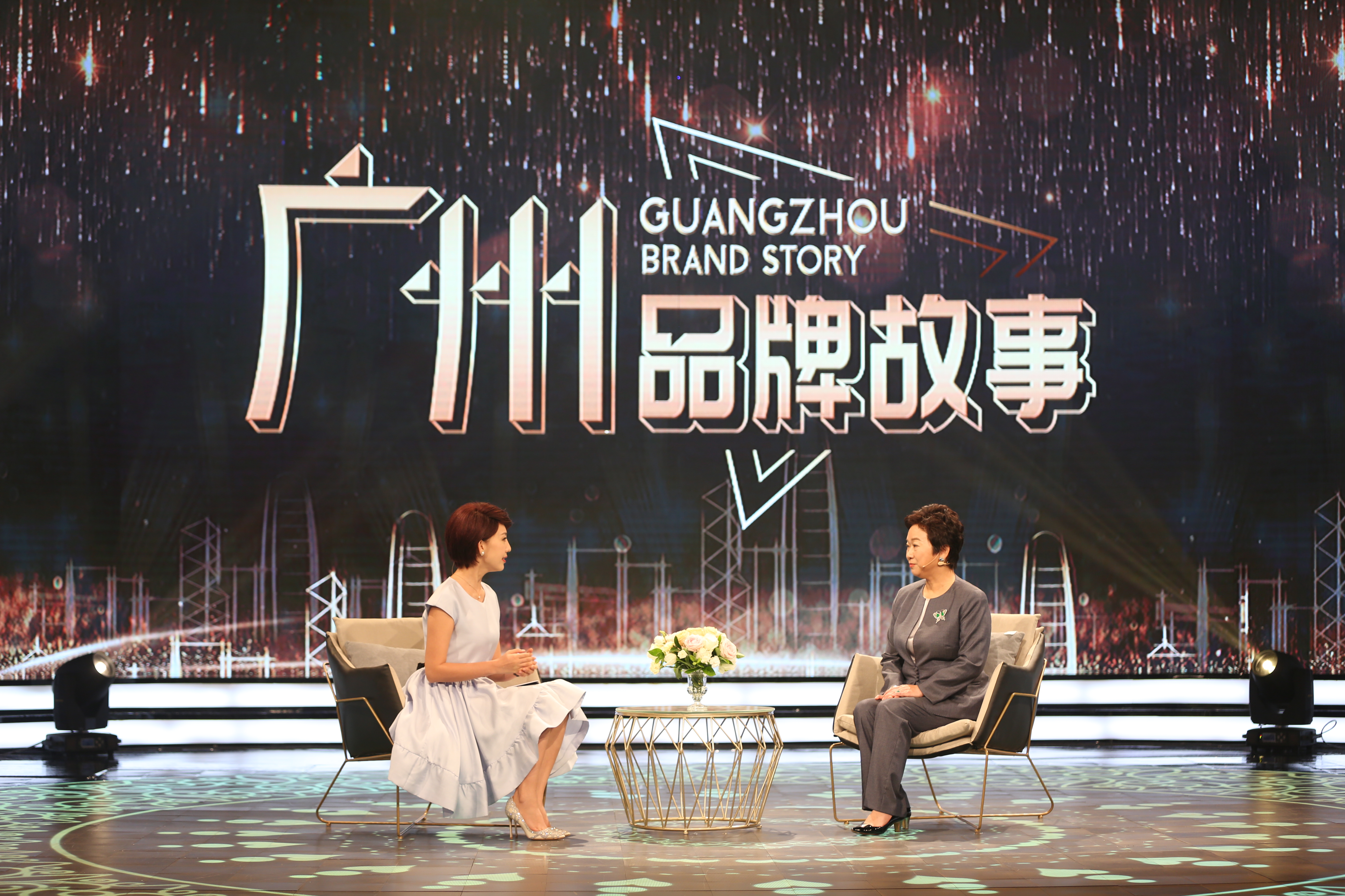 Guangzhou Brand Story The special recording scene of Wanling Square is splendid.